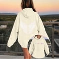 thumbnail image 2 of Hoodies Boys and Girls Kids Letter Printed Hooded Long Sleeve Soft Sweatshirts Top Fall Winter Girls Clothes 10-11 Years, 2 of 8