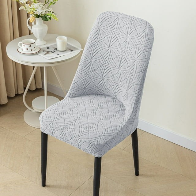 Beige Stool Cover, Elastic Bar Stool Seat Cover, Non-Slip Stretchable Fabric, Universal Fit for Round Chairs, Washable Kitchen Dining Chair Protector
