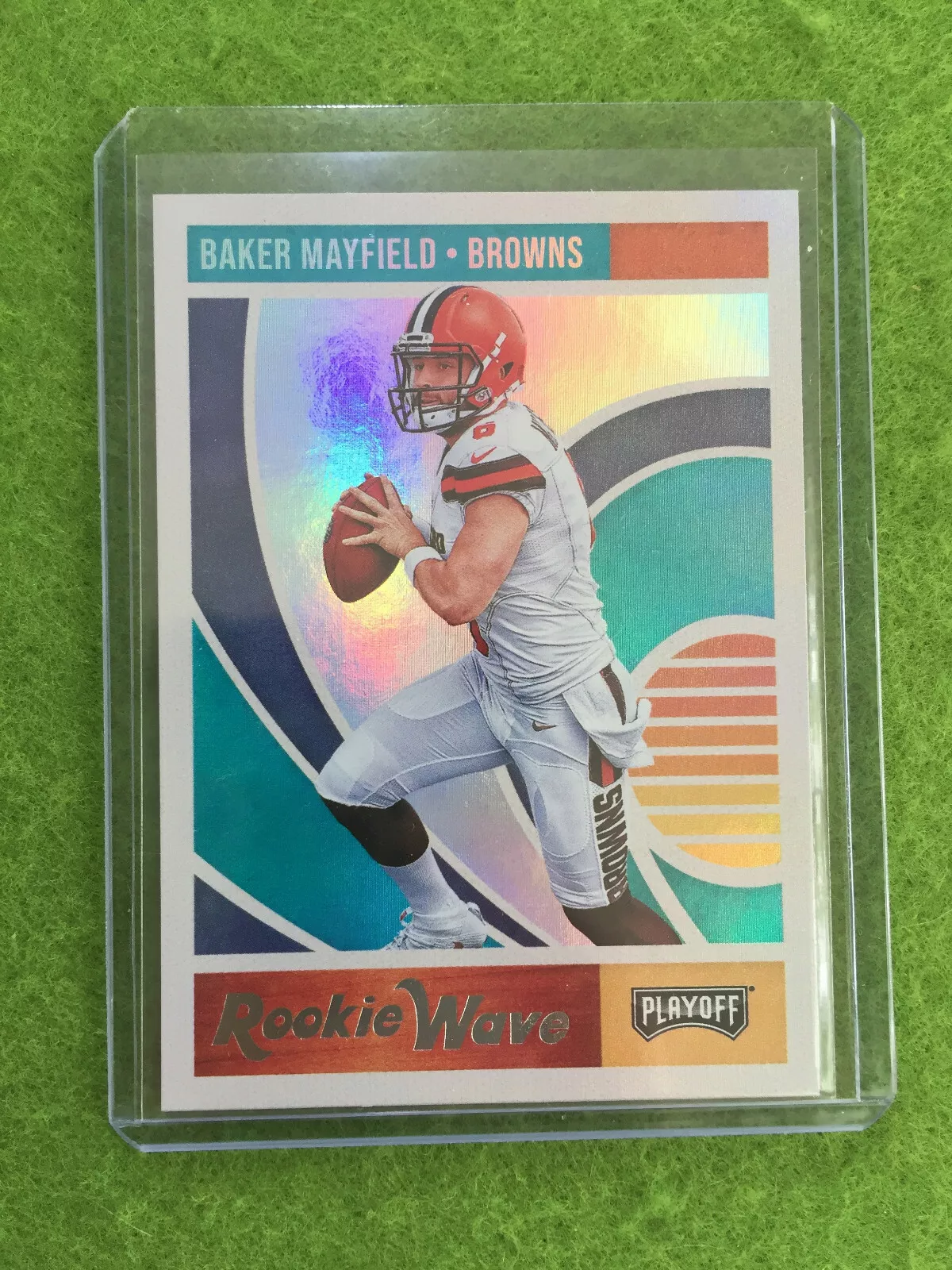 BAKER MAYFIELD PRIZM ROOKIE CARD JERSEY #6 BROWNS SP RC 2018