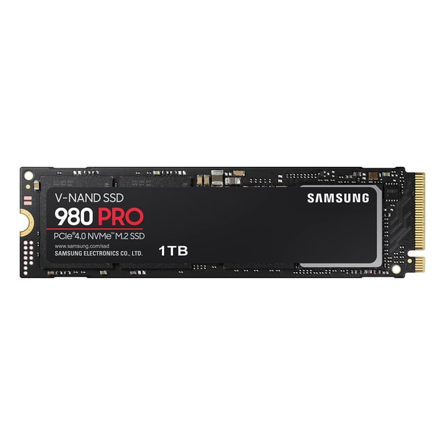 SSD Samsung 980 PRO NVMe M.2 PCIe 4.0 de 1 TB, 7000 MB/s de lectura