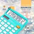 thumbnail image 5 of Catiga Electronics CD-2786 Large Display Desktop Calculator, Light Blue, 5 of 6