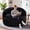 Fluffy Black, variant on Fulsmile 3Ft Bean Bag Chair for Adults, Regular Lazy Sofa with Stuffed Memory Foam, Comfy Backrest Chair for Reading Gaming Relaxing, Plush Beige