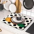 thumbnail image 5 of Bohemian Mandala Dish Drying Mat for Kitchen Counter Boho Ethnic Drying Mat 18 x 24 inch with High Absorbent Reversible Microfiber Dish Drying Pad Dish Rack Pad Drainer Mat for Coffee Bar, 5 of 6
