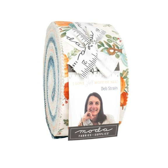Moda - I Love Fall Most of All Jelly Roll by Deb Strain 40 pcs