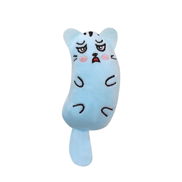 Greeniant lindo gato juguetes divertidos de felpa hierba gatera masticar interior al aire libre mascota reutilizable ligero para Type3 NO3