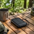 thumbnail image 4 of 3C Certified Solar Charging Power Bank, Large Capacity Battery with Built-In Cable, Compact Portable Mobile Power Supply for Outdoor Camping, Travel Emergency and Daily Phone Charging, 4 of 6