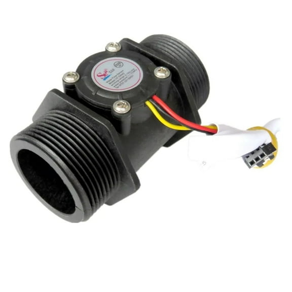 DN40 1.5 Inch Flowmeter Water Flow Sensor Hall Flow Meter Flow Rate Control 5~150L/Min ,Rugged Design