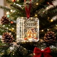 thumbnail image 5 of Clearance Under $1 Christmas Gift Card Ornament – Acrylic Money Holder with Sparkling Design for Tree Hanging, 5 of 5