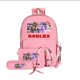 thumbnail image 3 of Bolso de hombro periférico para la escuela, Mochila escolar de dibujos animados de Anime, tres piezas, regalo para niños, 3 of 4