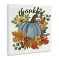 thumbnail image 4 of Stupell Industries Autumnal Thankful Pumpkin Holiday Painting Gallery Wrapped Canvas Art Print Wall Art, 17 x 17, 4 of 8