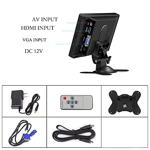 Yasoca 7 inch Portable Small HDMI 