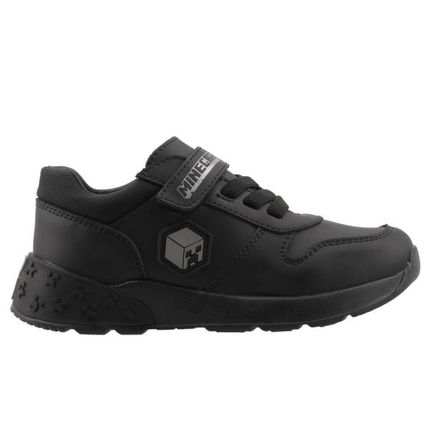 Tenis Niño Minecraft Ajustable Confort negro 18