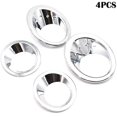 thumbnail image 1 of Chrome Styling 4Pcs Front Rear Foglight Cover For Nissan Qashqai / Dualis J10 2007-2009 Fog Light Lamp Trim Car Accessories, 1 of 5