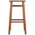 thumbnail image 4 of Winsome Carter Bar Stool 29", Teak Finish, 4 of 5