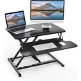 thumbnail image 1 of Standing Desk Wide Height Adjustable Quick Sit Stand Computer Desk Converter for Home Office Workstation ( Frame + Desktop), 1 of 7
