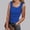 Blue, variant on Women's Tennis Tanks Women's Square Neck Tank Top Sleeveless Casual Layering Shirt for Summer Comfortable Basic Top for Everyday Outfits Beige M