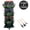 Green, variant on 5 Tier Vertical Garden Stackable Planter with Wheels and Tools for Vegetables, Flowers, Herbs, Strawberries, Indoor & Outdoor
