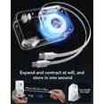 thumbnail image 3 of Cargador USB C retráctil, enchufe de pared, 40 W, carga rápida, 3 of 6