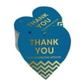 thumbnail image 1 of Inkdotpot Real Gold Foil Thank You For Celebrating With Us Bridal Shower-Baby Shower-Retirement-Wedding-Birthday Tag Favor Hang Paper Tag 100 Pieces, 1 of 8