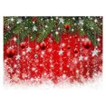 thumbnail image 6 of Fwttom Christmas Tapestry Wall Hanging - Aesthetic Snowy Scene Xmas Decorations Wall Tapestry for Bedroom, Living Room, Dorm, Cute Bedroom Decor, 37" x 29", S, 6 of 6