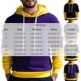 thumbnail image 3 of Kezqiaxn Comfort Sweatshirt Mens Hoodies Drawstring Long Sleeve Pullover Casual Tops Fall Clothes Plus Size Fashion, 3 of 5
