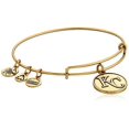 thumbnail image 2 of Alex and Ani Kansas City Royals Cap Logo Expandable Rafaelian Gold Bangle Bracelet, 2 of 4