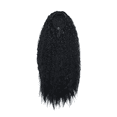 thumbnail image 6 of Belle Societe Kinky Straight Drawstring Ponytail Extension, 20in, 140g, Color 1B, Non-Toxic, Organically Treated, Quick Easy Install, 6 of 7