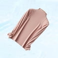 thumbnail image 4 of DuoJiaJ Women Thermal Tops Slim Fitting German Velvet Heating Fashionable Winter Thermal Tops Women's Thermal Underwear Set -Lined Pink XL, 4 of 4