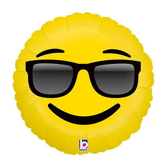 LOONBALLOON Emoji Balloons, 18″ EMOJI SUNGLASSES