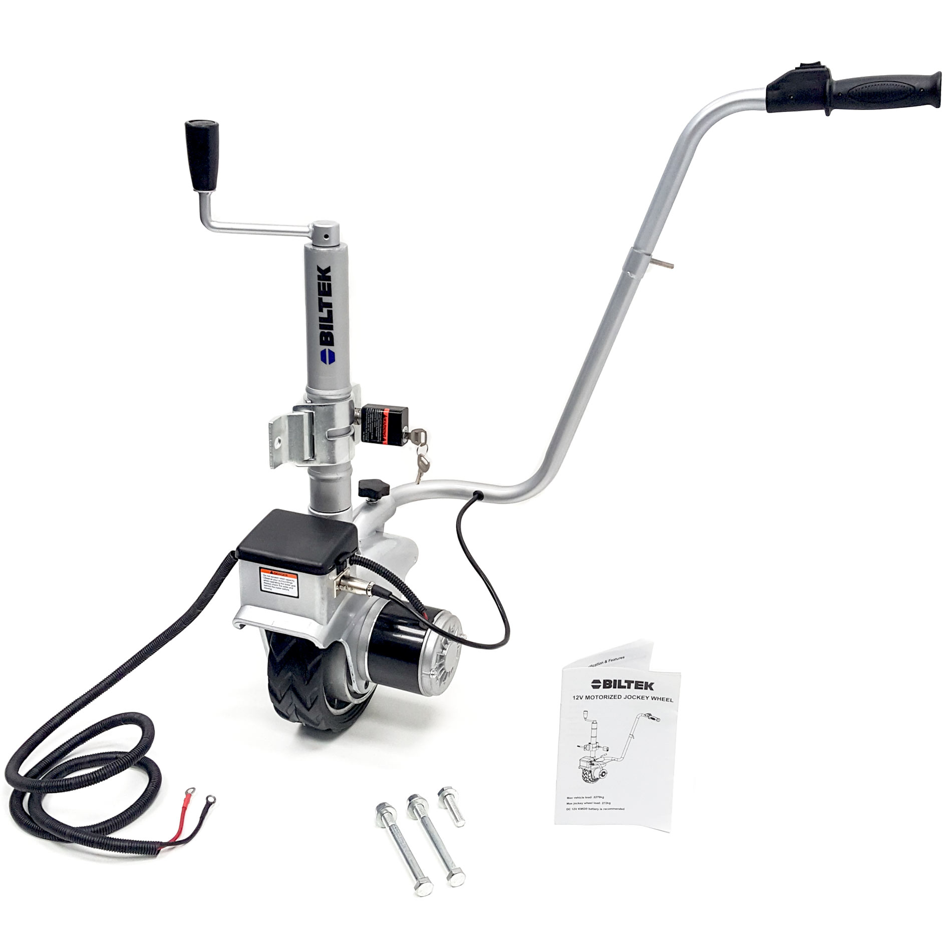 Biltek Trailer Mover 350W 12V Electric Trailer Jack Mini Mover Trailer