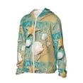 thumbnail image 2 of Easygdp Starfish And Seashell Lightweight Long Sleeve Sun Shirt Sports long-Sleeved Sun Protective Clothing, Quick Drying Breathable - Large, 2 of 9
