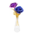 thumbnail image 3 of Chapado En Oro De Tallo Largo Flor De Rosa Artificial Romántico Día De San Valentín Amante Regalo Adornos Para El Hogar 24K Speravity HA024592-07, 3 of 6