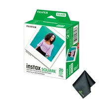 Fujifilm instax SQUARE Instant Film (20 Exposures) Microfiber Cleaning Cloth