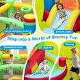 thumbnail image 6 of Costway Inflatable Bounce House Kids Music-Themed Castle with Jumping Area without Blower, 6 of 10