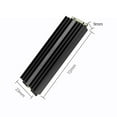 thumbnail image 2 of Enfriador De Disco Duro Disco duro de estado sólido NVME Disipador de calor Disco duro Radiador de aluminio (negro), 2 of 6