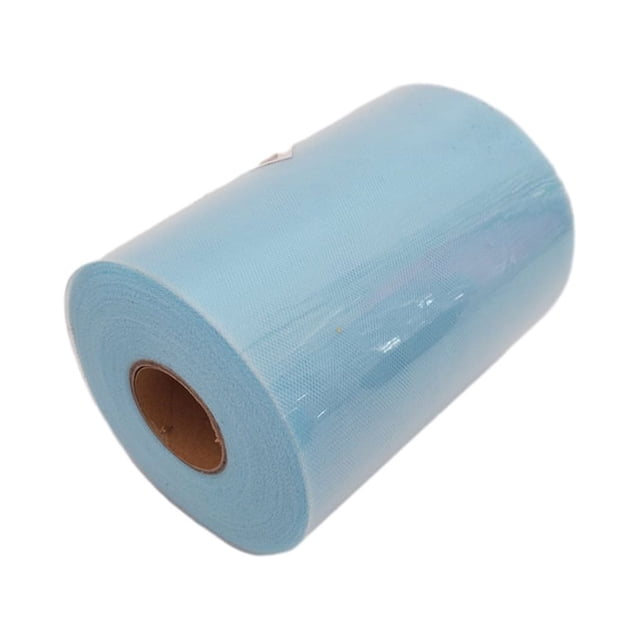 Naiovety Ambiente de ensueño en la boda Malla Tul Decoración para fiestas Comedor Silla Fondo Pared 42 azul claro Type3 NO3