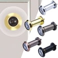 thumbnail image 4 of CHENGSI for 180 Degree Door Peephole Viewer Wide Angle Security Eye Sight Hole Adjustable Glass Lens for 42-60mm Thick Doors Zinc Alloy Construction No Cover Design, 4 of 4