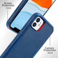 thumbnail image 4 of For Apple iPhone 16 Pro Hybrid Bumper Dual Layer TPU + PC Heavy-Duty Military-Grade Rubber Defender Protective Phone Case Cover by Xpression - Blue, 4 of 9