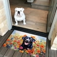 thumbnail image 2 of Welcome Spring Summer Labrador Retriever Portrait Flower Blue Sky Doormat Lab Dog Lover Gifts Indoor Outdoor Welcome Mat - 12001, 2 of 5