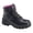Black/Pink, variant on FSI Nautilus Avenger Womens Soft Toe Waterproof Work Boots Black Pink A8674