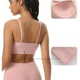 thumbnail image 6 of ShomPort Womens Yoga Underwear Fixed Cup U-Back Quick Dry Thin Adjustable Straps Comfy Workout Daily Bras, 6 of 7