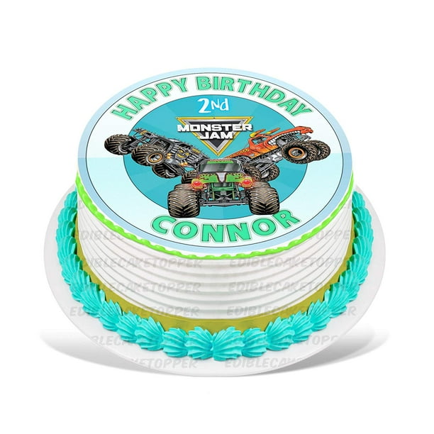 Monster Truck Grave Digger, MaxD, El Toro Loco Edible