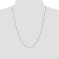 thumbnail image 2 of 14k White Gold 24 Inch .6mm Round Snake Chain Necklace Pendant Charm, 2 of 9