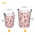 thumbnail image 3 of Susaid Valentine's Day gnome Print Waterproof Oxford Cloth Storage Circular Laundry Hamper BasketCapacity for Home-Small, 3 of 6