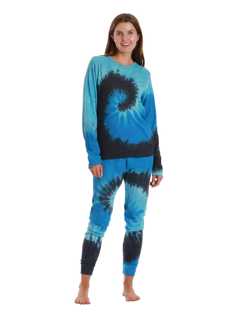 トップス whimsy TIE DYE THERMAL NAVY M WHIMSY TIE DYE THERMAL - NAVY | BOTTOM LINE