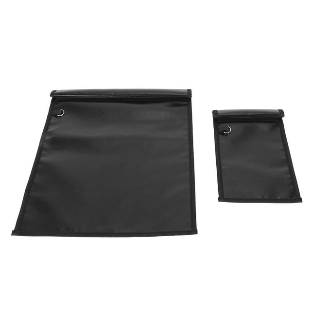Frequency Identification Blocking Bag Blocking Key Pouch Cage Faraday Bag For Key Fob 2pcs Faraday Bag For Phones And Car Keys Blocking Bag Waterproof Fireproof Frequency