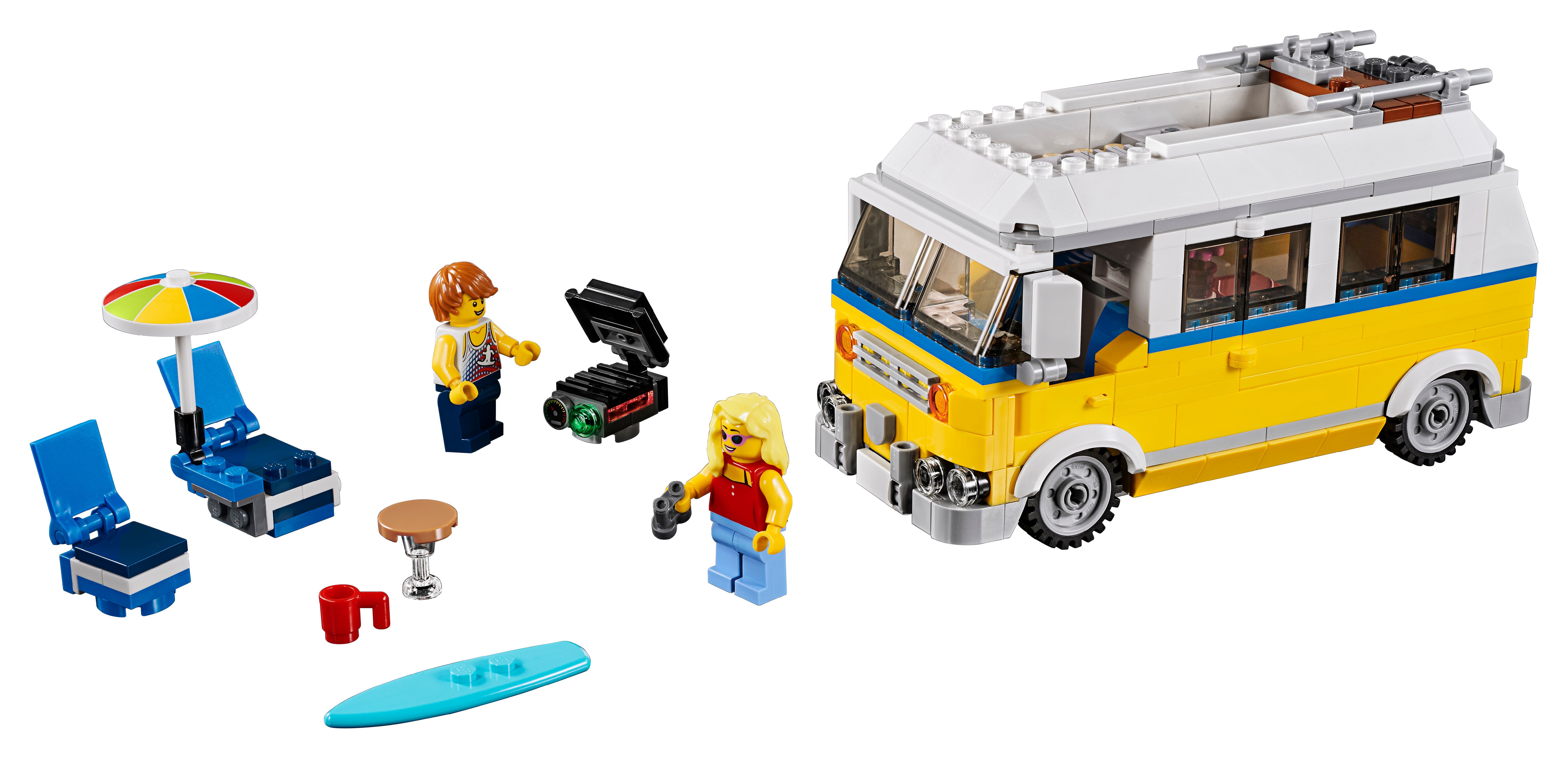 LEGO Creator 3in1 Sunshine Surfer Van 31079 Building Set - image 2 of 7