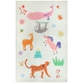 thumbnail image 2 of Superior Animal Safari Non-Slip Kids Playroom Nursery Washable Indoor Area Rug, 6' x 9', 2 of 10
