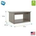 thumbnail image 2 of Tot Mate Toddler's Wooden Activity Table, Kids Play Center Toy Storage, Gray, 32" x 20 1/2" x 16", 2 of 6