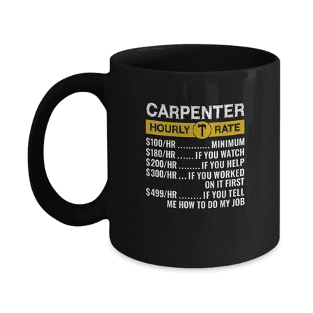 

Carpenter Hourly Rate Mug